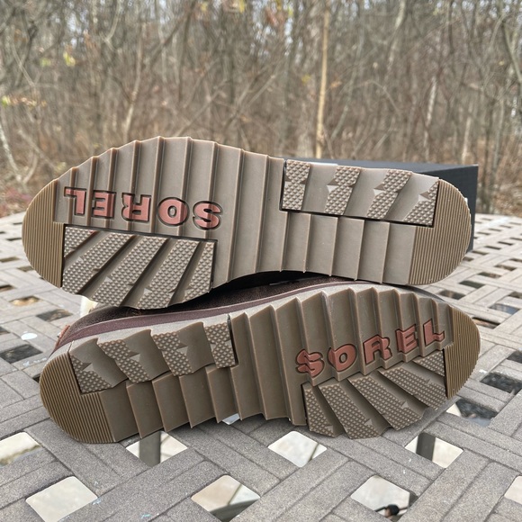 SOREL HARLOW LACE COZY 7 Women's Outdoor Boots Brown Leather Waterproof New - Picture 10 of 10